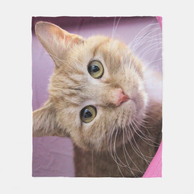 Couverture Polaire Chat (Devant)