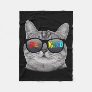 Couverture Polaire Chat Anti-Brouillements Choisir D'Être Genre Rainb