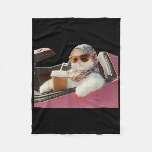 Couverture Polaire Chat Conduire Mème Rage Me Consomme Humour Silly