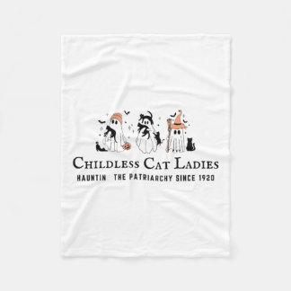 Couverture Polaire Chat Dames sans Enfants Hauntin Le Patriarcat Kama