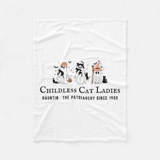 Couverture Polaire Chat Dames sans Enfants Hauntin Le Patriarcat Kama (Devant)