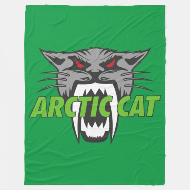 Couverture Polaire Chat d'Arctique (Devant)