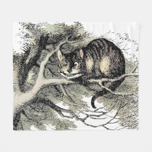 Couverture Polaire Chat de Cheshire Alice au Pays des Merveilles Clas