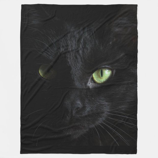 COUVERTURE POLAIRE CHAT NOIR (Devant)