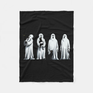 Couverture Polaire Chat noir Halloween Fantôme Saison Féminin Chat