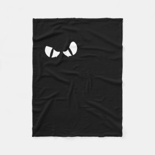Couverture Polaire Chat noir Joyeux Halloween Drôle de chaton dessin 