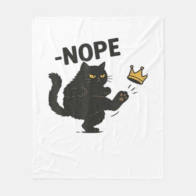 Couverture Polaire Chat Pas De Rois En Amérique  (Devant)