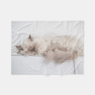 Couverture Polaire Chat persan