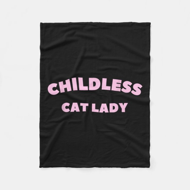 Couverture Polaire Chat sans enfant dame 2024 Millennial 1 (Devant)