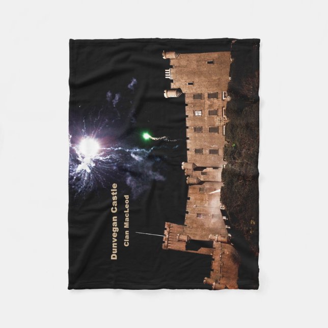 Couverture Polaire Château écossais de Dunvegan - Clan MacLeod (Devant)