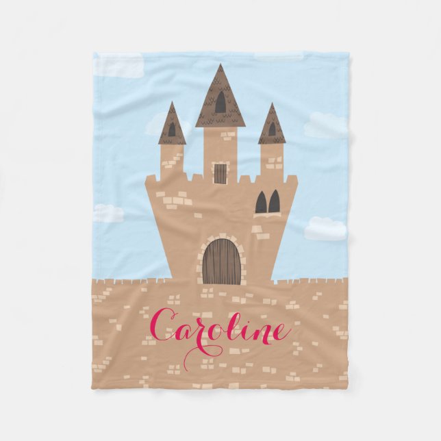 Couverture Polaire Château Princess (Devant)