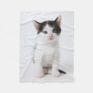 Couverture Polaire Chaton repéré par noir
