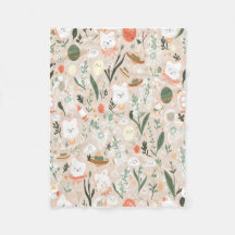 Chatons de la galaxie & Fleurs sauvages - Motif fa