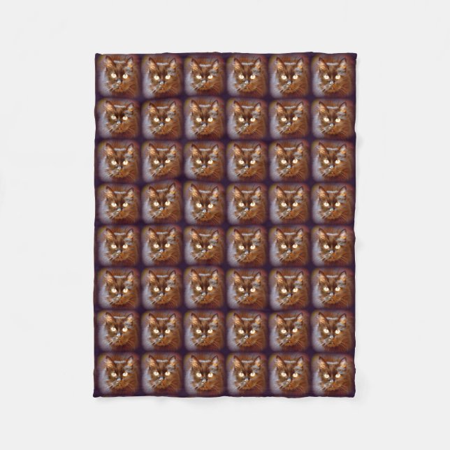 Couverture Polaire chats noirs (Devant)