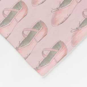 Couverture Polaire Chaussure de ballet rose Chaussure Ballerina Ensei