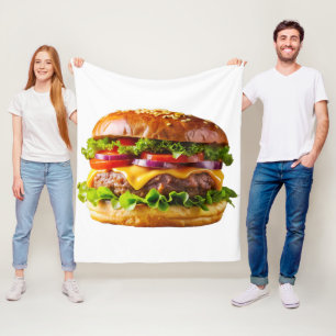 Couverture Polaire ChaussureHabille hamburger empilé thic