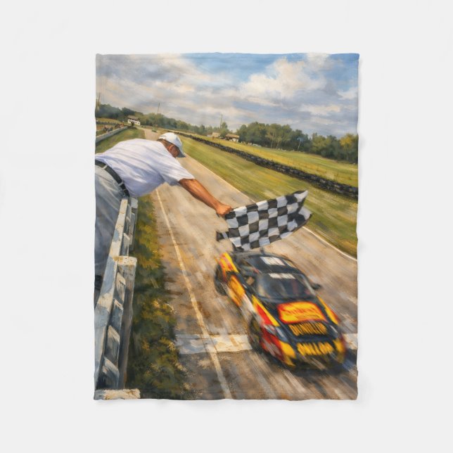 Couverture Polaire Checkered Flag Blanket (Devant)