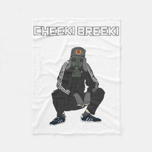 Couverture Polaire Cheeki Breeki - Gopnik Style slav Amusant Gamer St