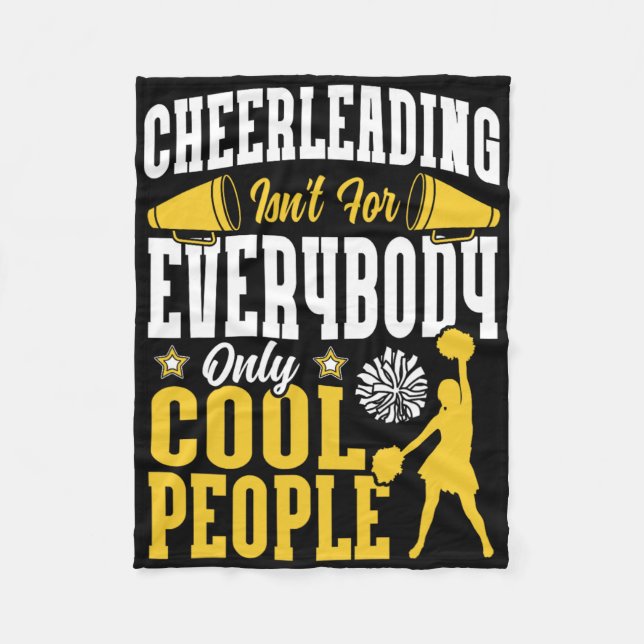 Couverture Polaire Cheer Cheerleading Le Cheerleading N'est Pas Pour  (Devant)