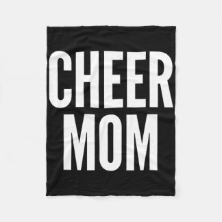 Couverture Polaire Cheer Mom Green Cheerleading Matching Parents 