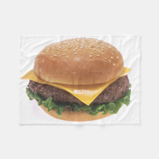 Couverture Polaire Cheeseburger (Devant (Horizontal))