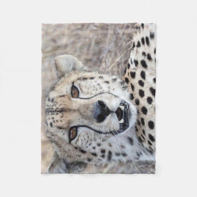 Couverture Polaire Cheetah Portrait (Devant)