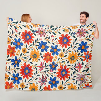 Couverture Polaire Chemin de pétale radiant 60x80