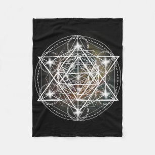 Couverture Polaire Chemise Cube de Métatron Géométrie Sacrée - Yo Spi