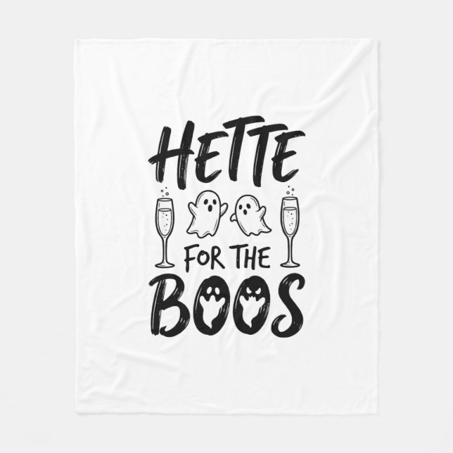 Couverture Polaire Chemise de fête de fantôme d'Halloween Hette pour  (Devant)