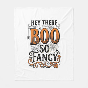 Couverture Polaire Chemise de Halloween Boo Gravure Vintage Mignonne 