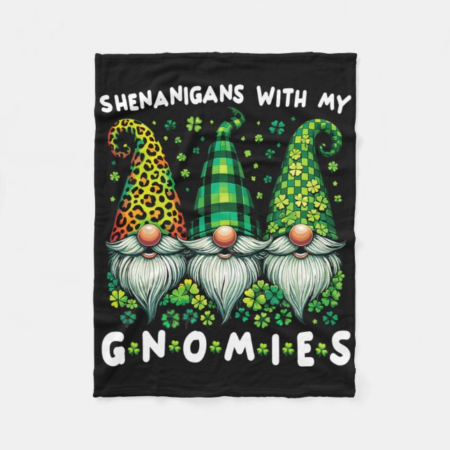 Couverture Polaire Chemise de la Saint-Patrick Femmes - Shenanigans a (Devant)