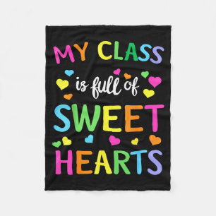 Couverture Polaire Chemise de la Saint-Valentin pour enseignants Cl p