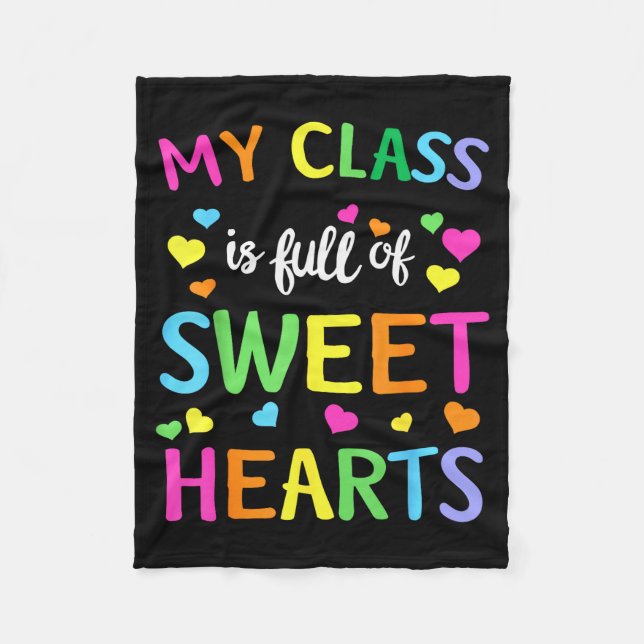 Couverture Polaire Chemise de la Saint-Valentin pour enseignants Cl p (Devant)