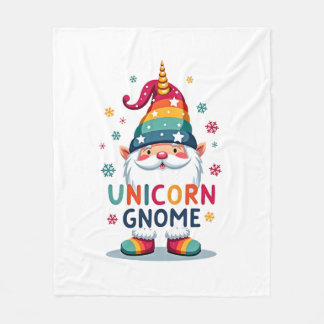 Couverture Polaire Chemise de licorne Gnome famille appariement group