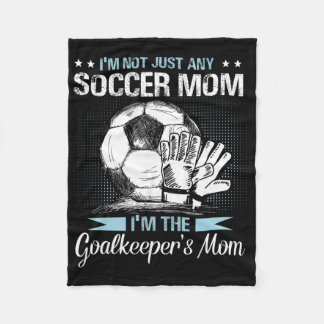 Couverture Polaire Chemise de maman de gardien de but Football Maman 
