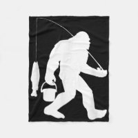 Chemise de pêche Bigfoot drôle Sasquatch et poisso