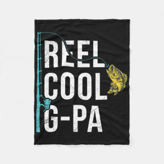 Couverture Polaire Chemise de pêche drôle pour grand-père Reel Cool G