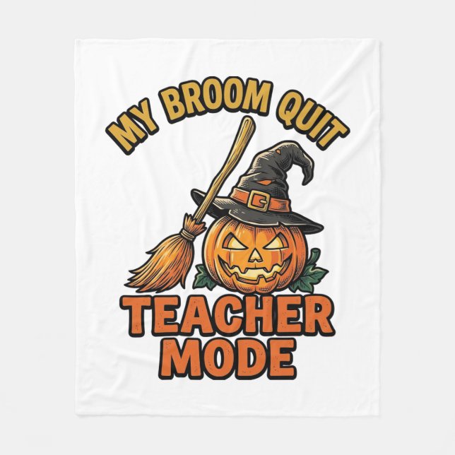Couverture Polaire Chemise de professeur Halloween drôle conception d (Devant)