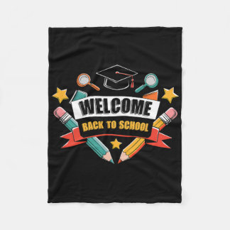 Couverture Polaire Chemise de rentrée scolaire Mignonne 2025 Apple Ét