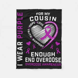 Couverture Polaire Chemise de sensibilisation à la fin des overdoses