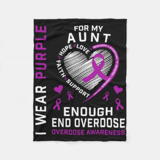 Couverture Polaire Chemise de sensibilisation à la fin des surdoses A