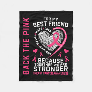 Couverture Polaire Chemise de sensibilisation au cancer du sein rose