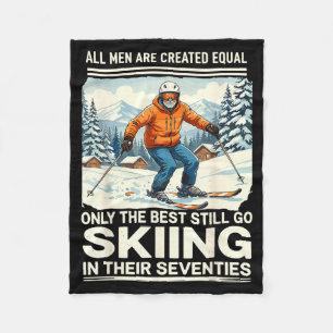Couverture Polaire chemise de ski pour hommes de 70 ans, les hommes s