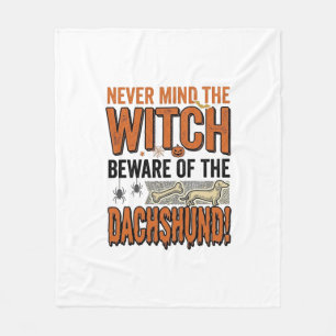 Couverture Polaire Chemise de sorcière d'Halloween Méfiez-vous du dac