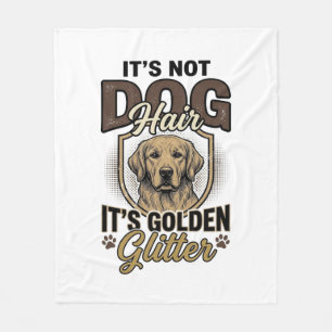 Couverture Polaire Chemise drôle vintage de cheveux de chien Retrieve