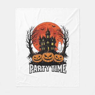 Couverture Polaire Chemise fantôme citrouille Vintage Halloween Party