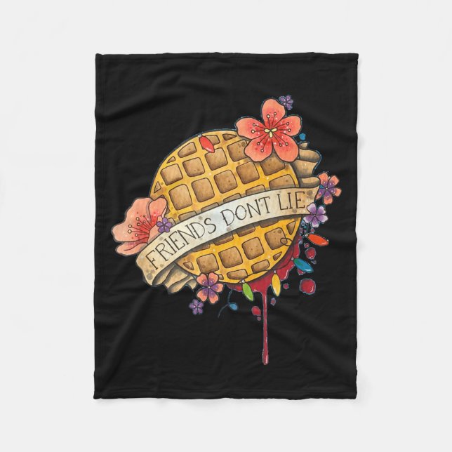 Couverture Polaire Chemise Friends Dont Lie  (Devant)