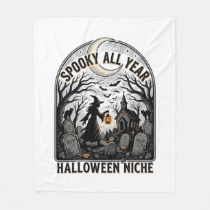Couverture Polaire Chemise Halloween tous les jours Spooky toute l'an