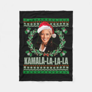 Couverture Polaire Chemise Harris Kamala La La La Femmes Noël laid Ch
