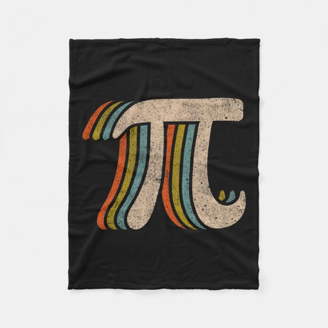 Couverture Polaire Chemise Jour Pi Spiral Pi Math Enseignant Étudiant (Devant)